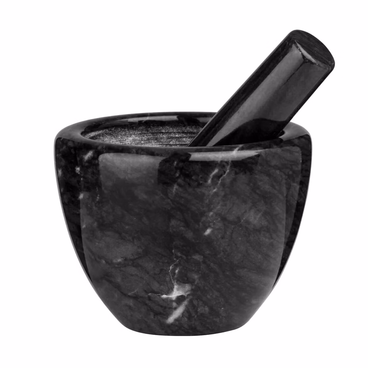 Orsina Black Marble Mortar and Pestle – 4