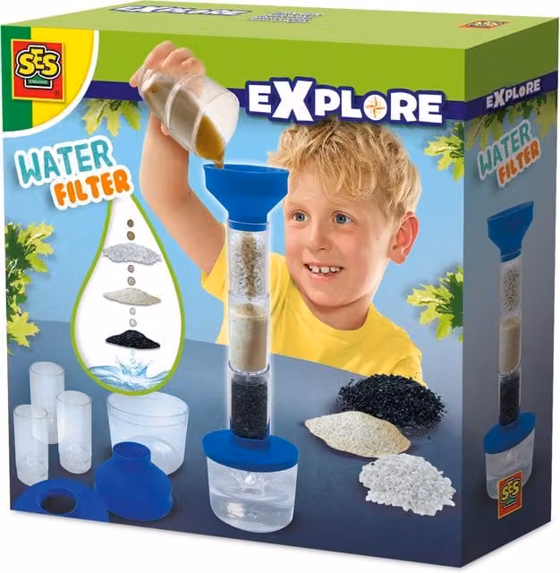 SES Multi Water Filter in White and Blue