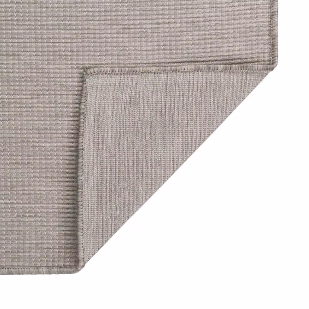 Berkfield Home Outdoor Flatweave Rug in Beige, W: 200 cm, D: 280 cm