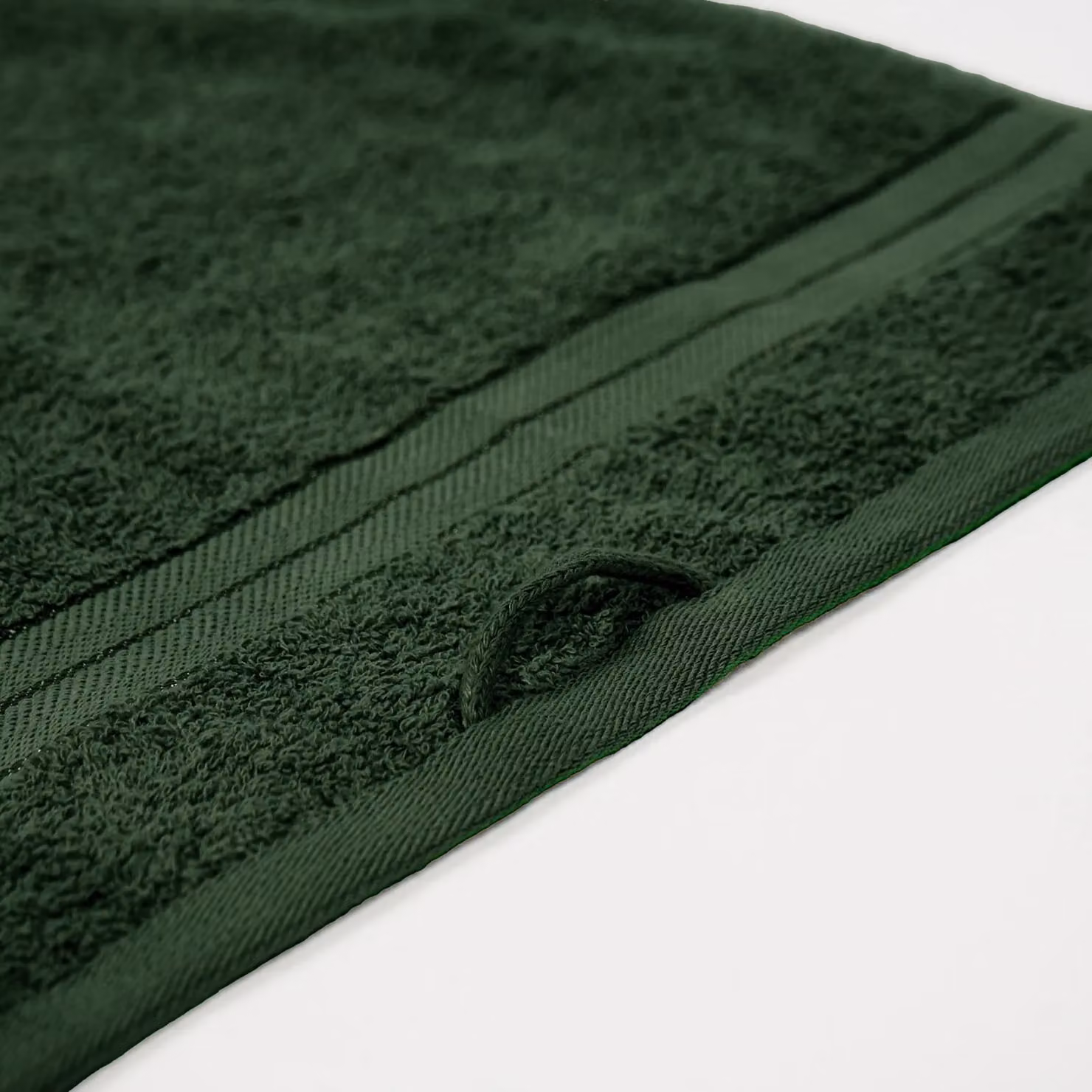OHS 2 Pack of Green Cotton Terry Bath Towels, W/H: 70 x 115 cm – 4