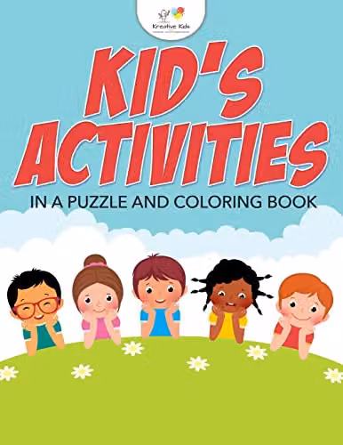 Kreative Kids Multicolour Kids Activities Puzzle and Colouring Book