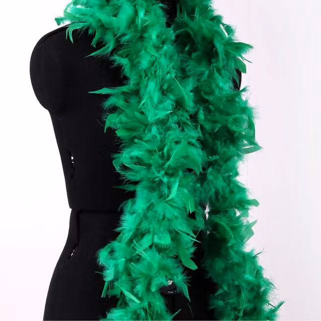 Trimits Green Marabou Feather Boa for Party and Glamour