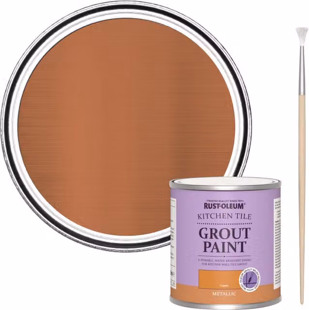 Rust-Oleum Kitchen Grout Paint in Brown, 250 ml