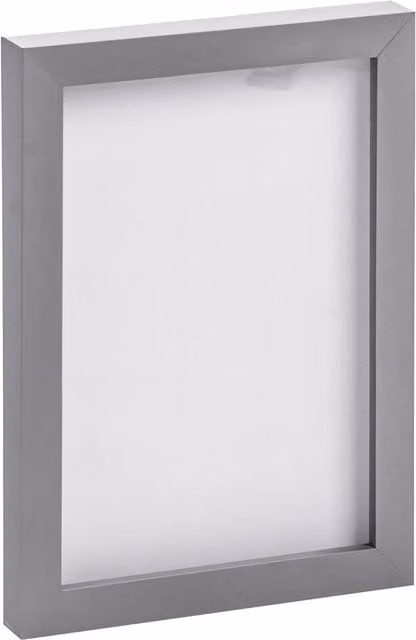Nicola Spring Rectangular A5 Single Photo Frame, Grey, W: 15.24 cm, H: 20.32 cm