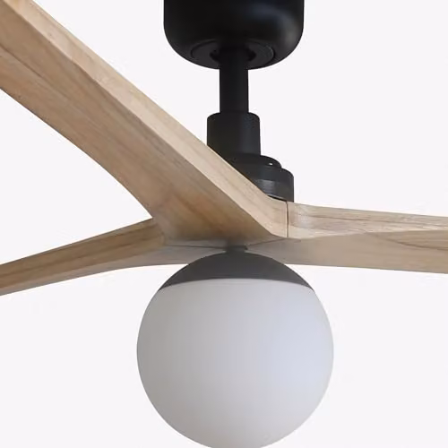 FARO Barcelona Black Ceiling Fan with 6 Speeds and DC Motor – 3