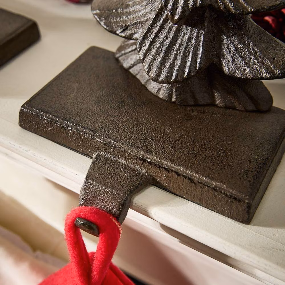Dibor Christmas 3D Tree Decorative Stocking Holder in Brown – 4