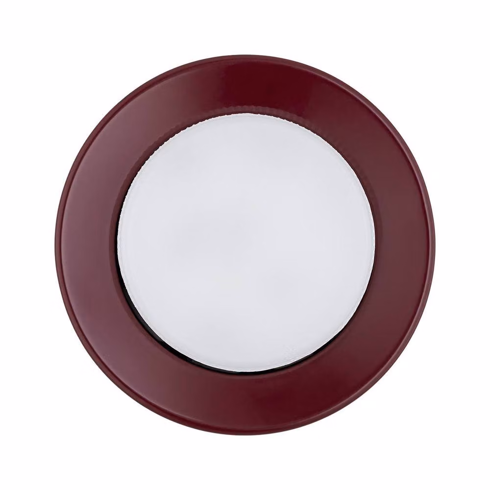 Netlighting Elora Surface Mounted Round LED Downlight in Red with GX53 Bulb Included – 3
