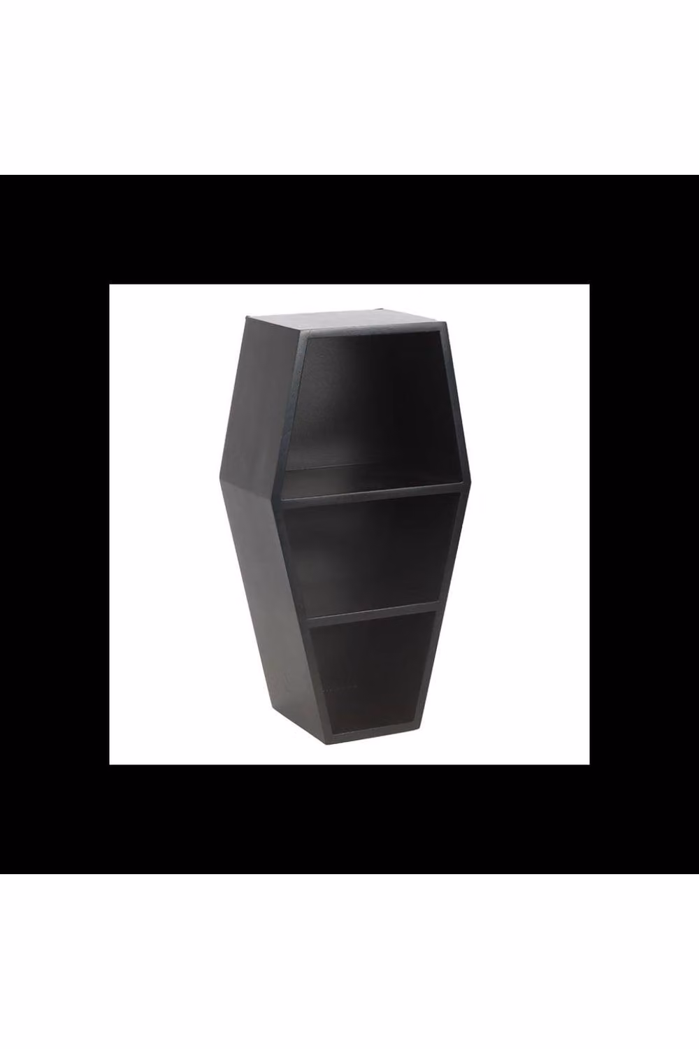 KDMD Gothic Small Black Coffin Wall Mounted Display Storage Unit – 2