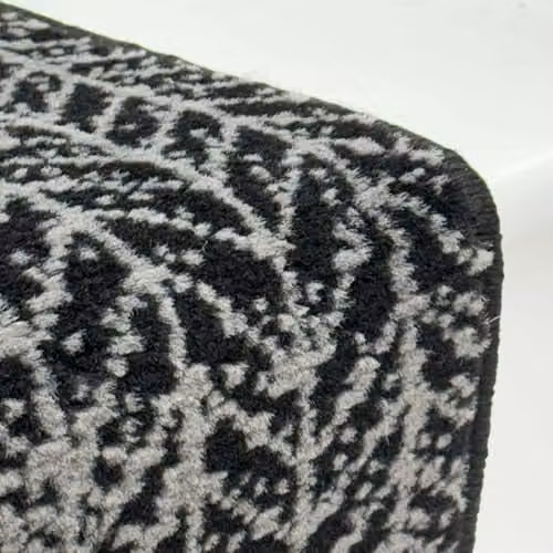 runrug Soft and Comfortable Stair Runner in Black, W: 70 cm x L: 660 cm – 5