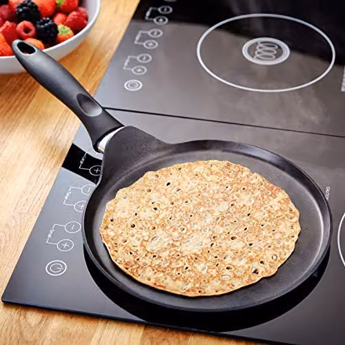 Judge Non-Stick Aluminium Crepe Pan in Silver and Black, 22cm, Oven Safe – 4