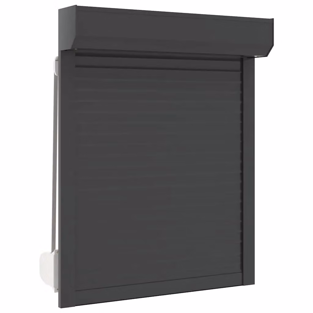 Berkfield Home Manual Aluminium Roller Shutter, Anthracite, W: 70 cm, H: 100 cm – 2