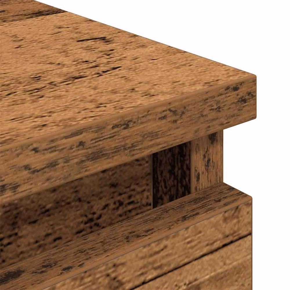 Berkfield Home Rustic TV Cabinet in Brown Engineered Wood, W/D/H: 40 x 35 x 54 cm – 5