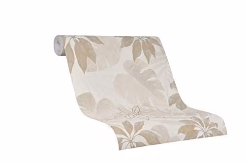 Marburg Avalon 31602 Beige Nature Floral Botanical Non-Woven Wallpaper, W: 0.53 m, H: 10.05 m