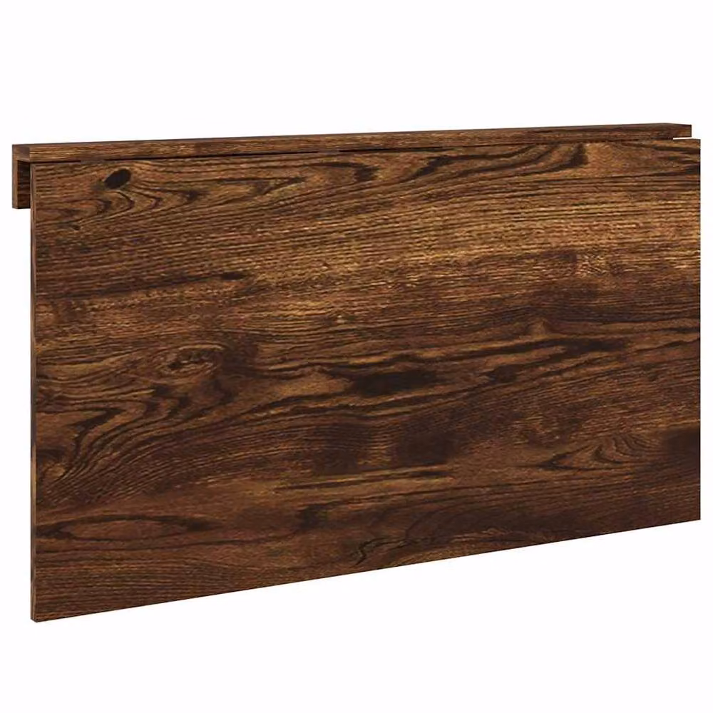 Berkfield Home Folding Wall Table in Smoked Oak Brown, W/D/H: 100 x 60 x 56 cm – 4