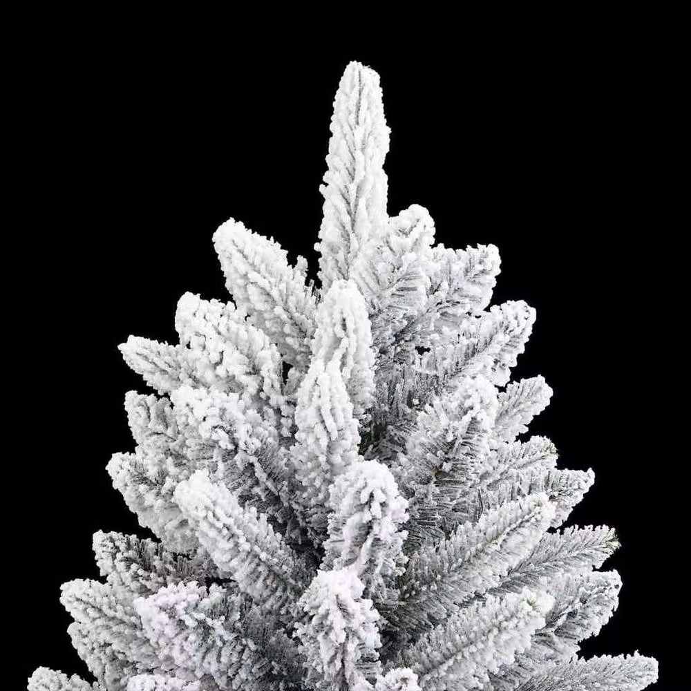 Berkfield Home Green Artificial Christmas Tree with 300 White LEDs, W/D/H: 93 x 93 x 240 cm – 3