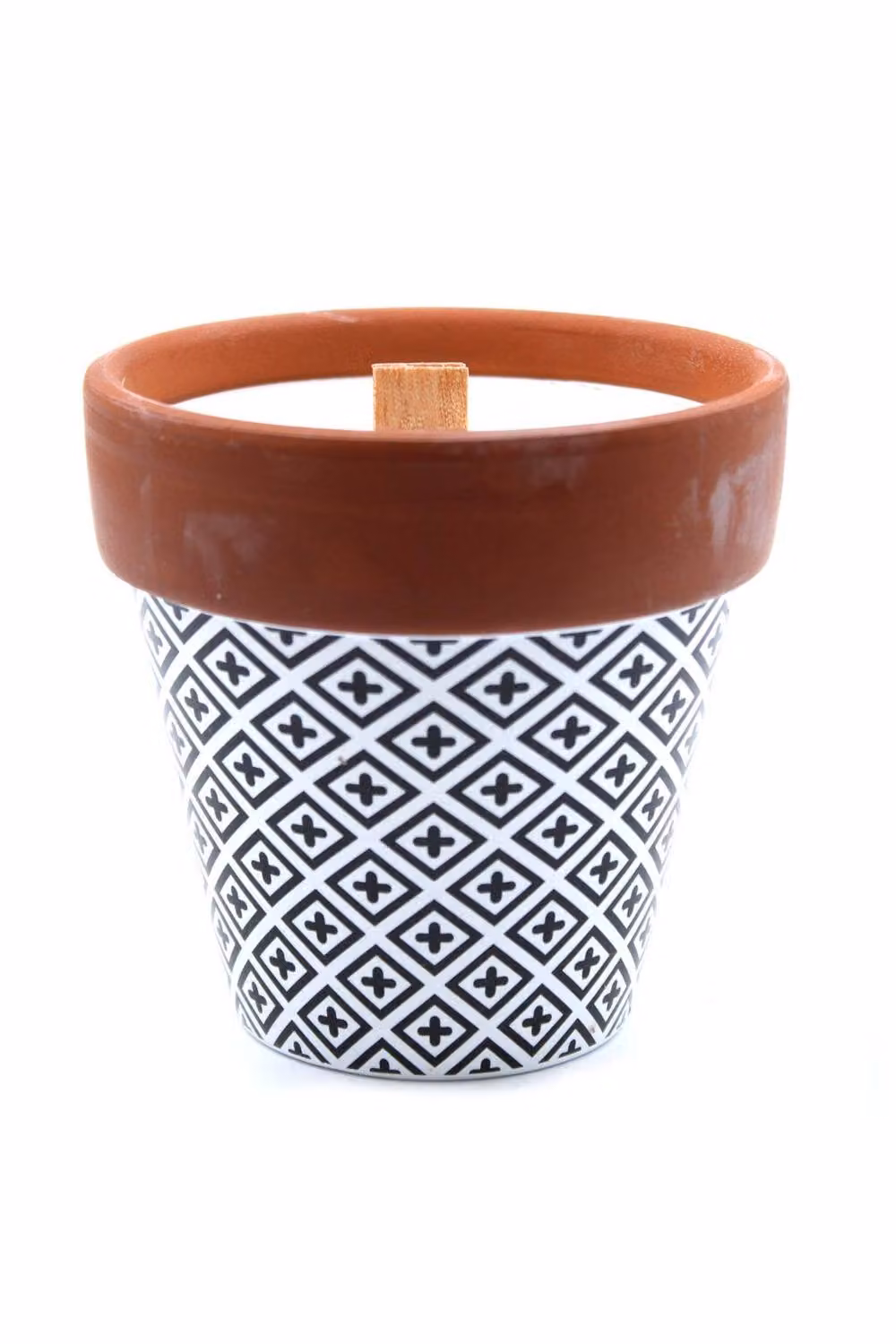KDMD Agnes & Cat Lavender Soft Garden Candle in Multicolour Terracotta Pot – 2