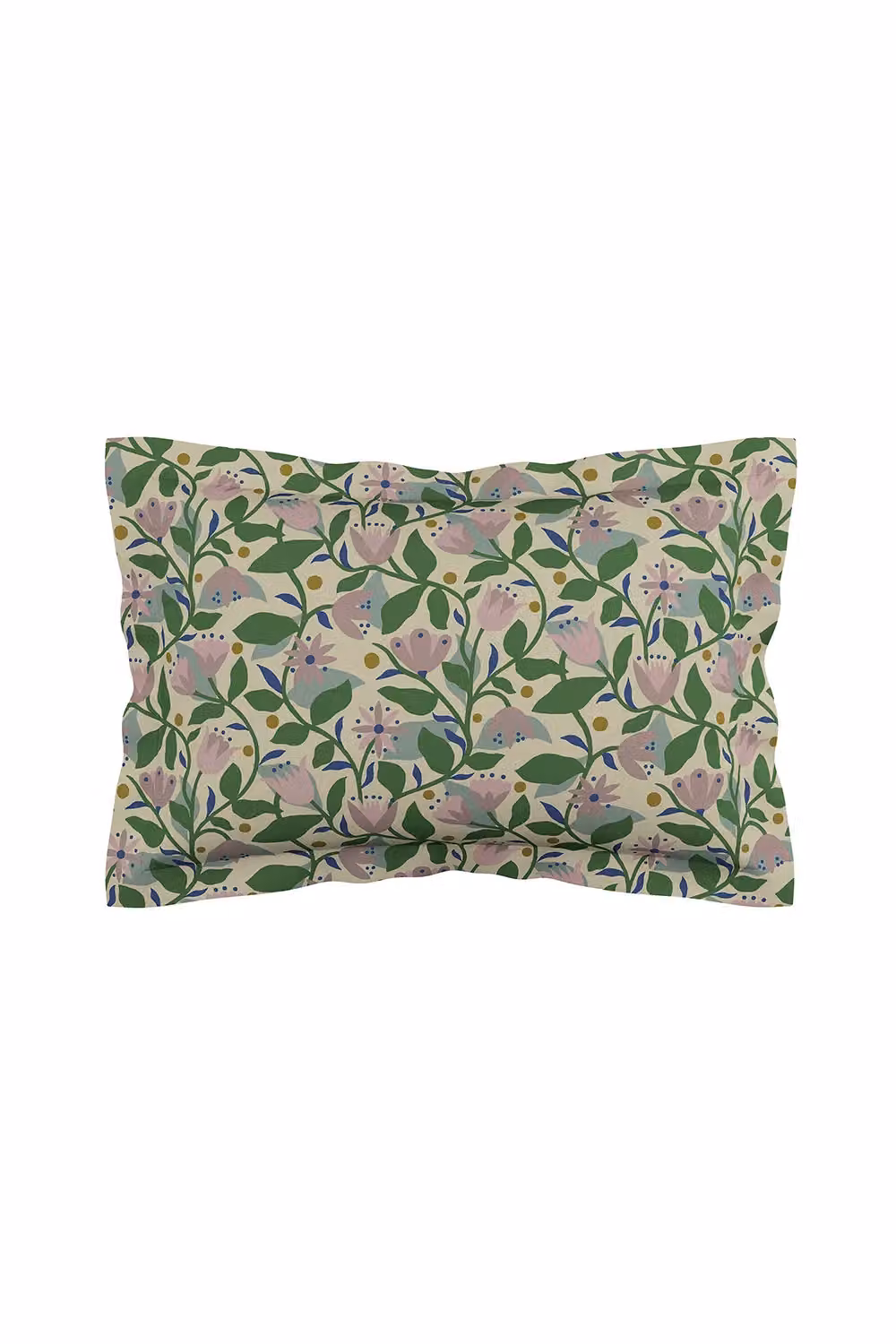 Scion Dancing Daisies Reversible Floral Cotton Duvet Cover and Pillowcase Set, Multicolour, W: 200 cm x D: 200 cm – 2