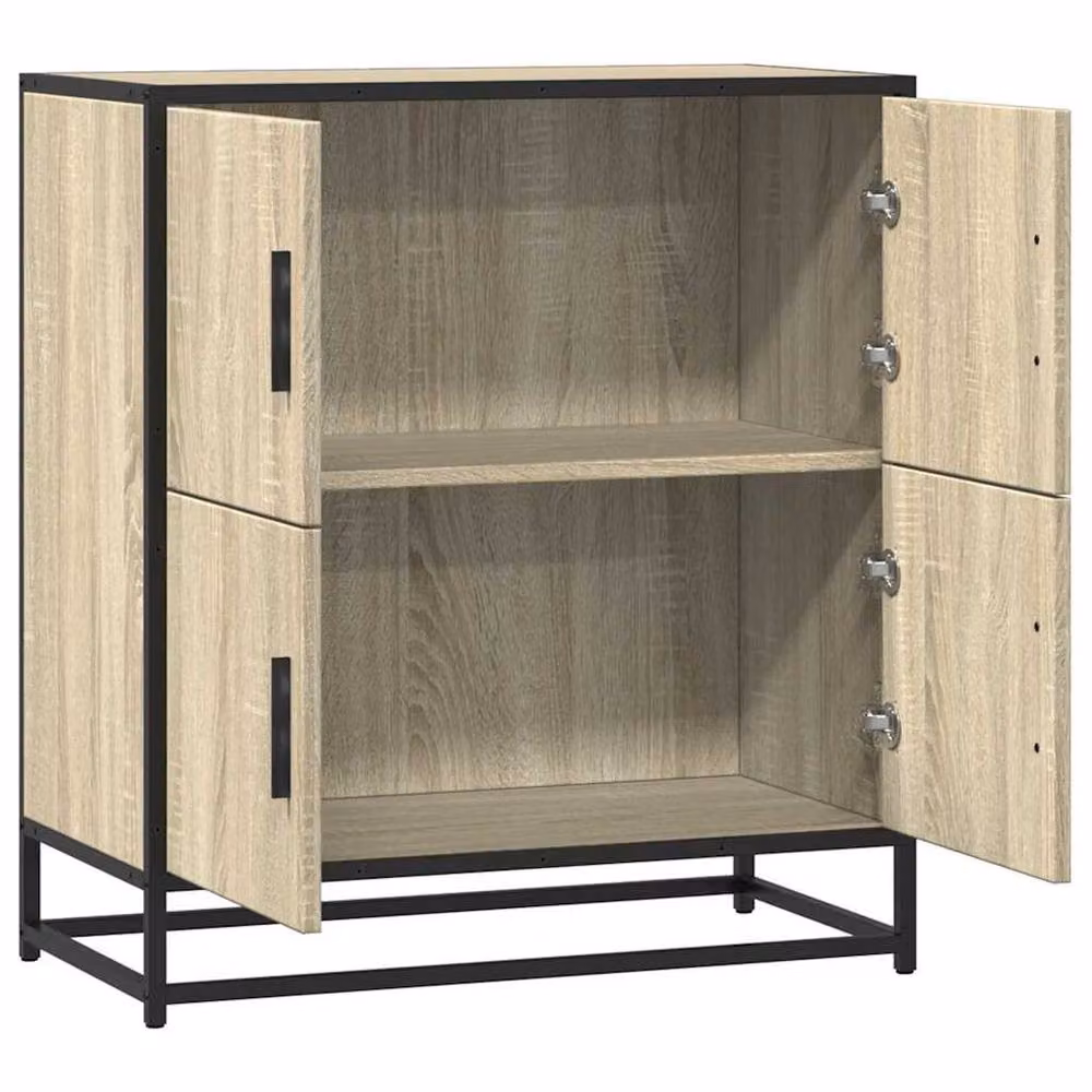 Berkfield Home Industrial Sideboard in Beige, W/D/H: 68 x 35 x 76 cm – 5
