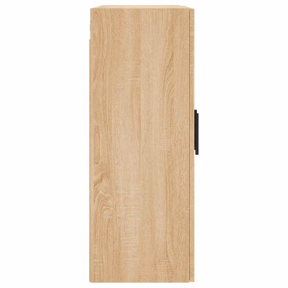 Berkfield Home Set of 2 Wall Mounted Cabinets in Sonoma Oak and Light Tan with Glass Doors – 3