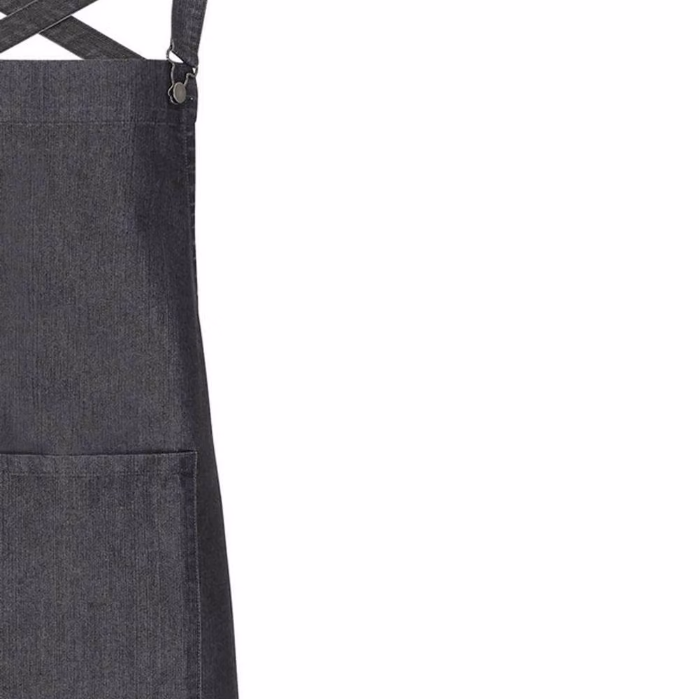 Premier Barista Cross Back Bib Apron in Black – 2
