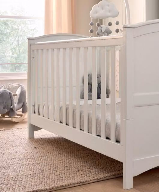 Mamas & Papas Flyn Cotbed in White