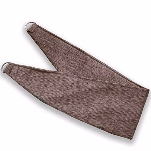 Homescapes Mink Chenille Curtain Tie Backs, Pair in Beige and Brown – 2