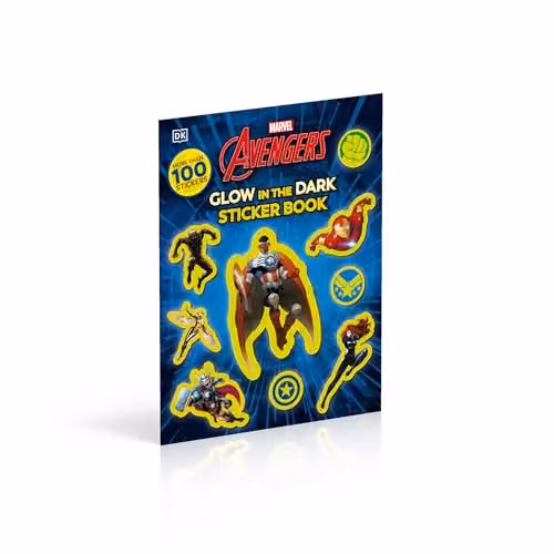 DK Marvel Avengers Glow in the Dark Sticker Book with Over 100 Multicolour Stickers – 3