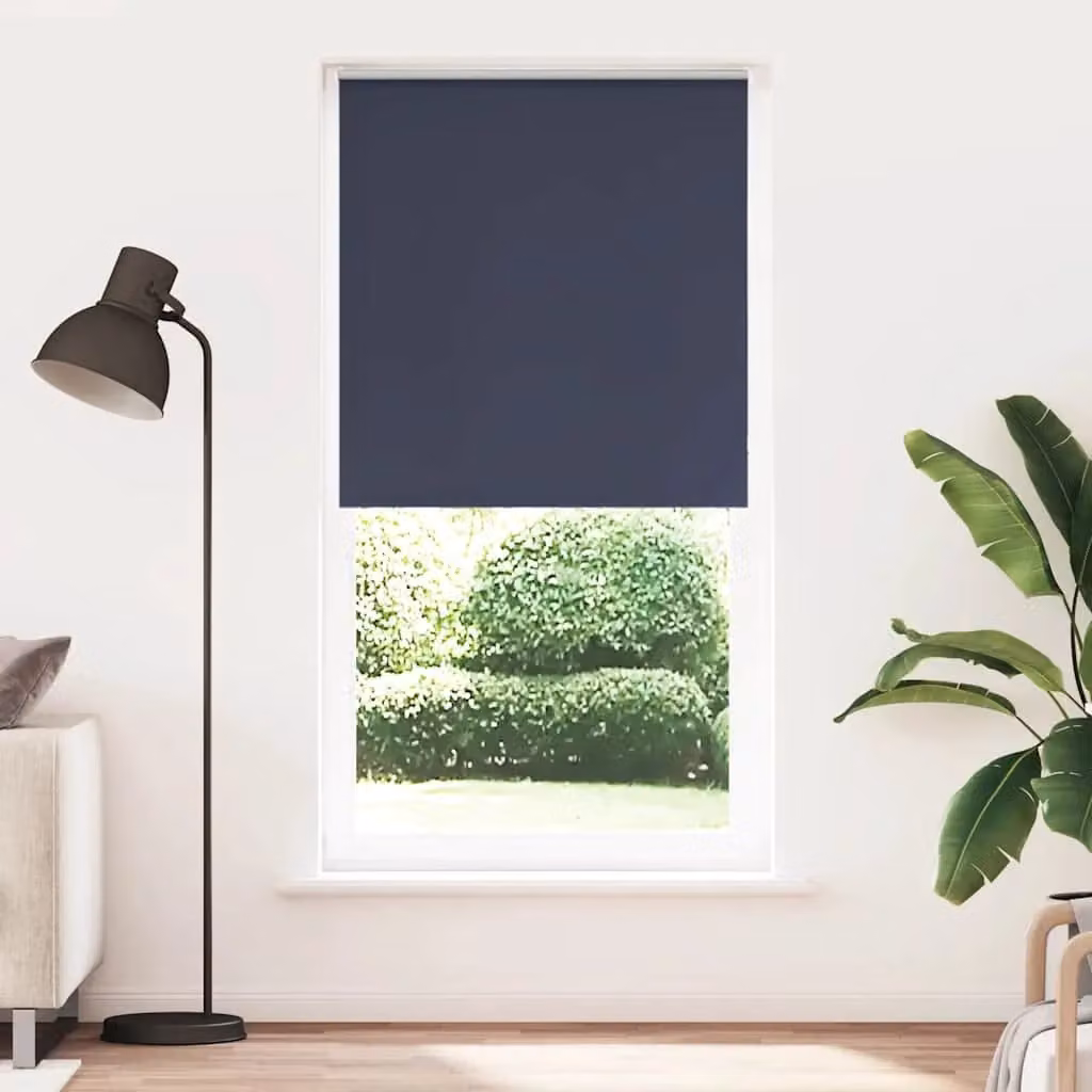 Berkfield Home Blue Blackout Roller Blind, Thermal Insulating Polyester, W: 115 cm, H: 230 cm – 2