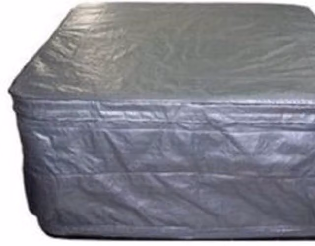 Palm Spas Grey Winter Tarpaulin Cover
