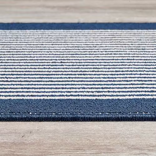 My Mat Stain Resistant Striped Runner in Blue, W: 67 cm, L: 200 cm – 3