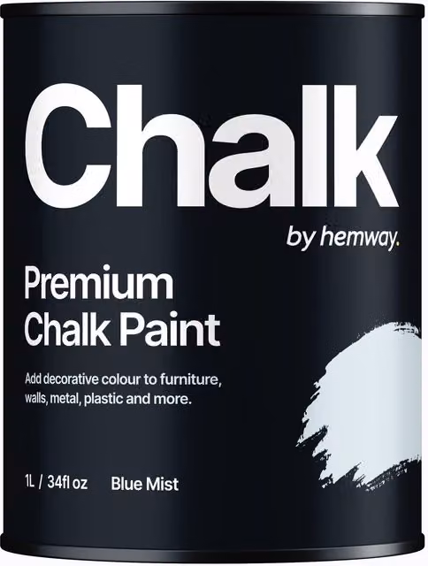 Hemway Chalk Paint Flat Matt Blue Mist, 1 l