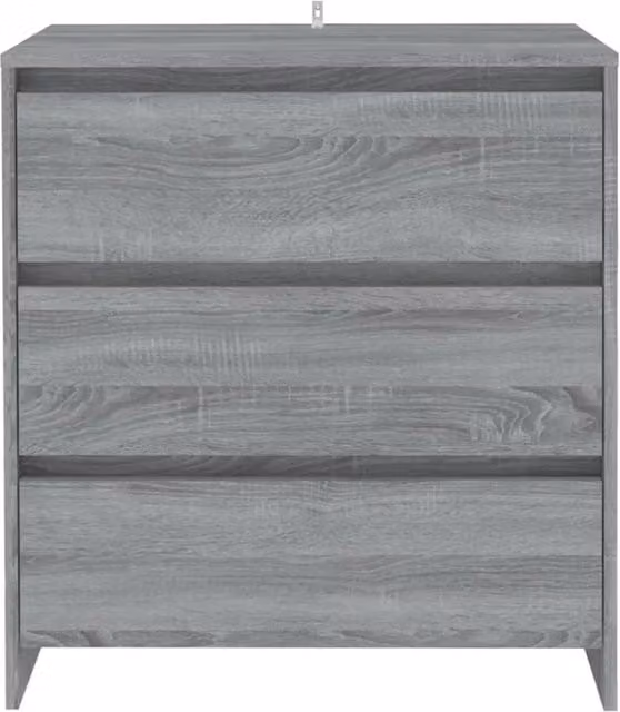 Berkfield Home Sonoma Grey Sideboard in Engineered Wood, W/D/H: 70 x 41 x 75 cm – 1