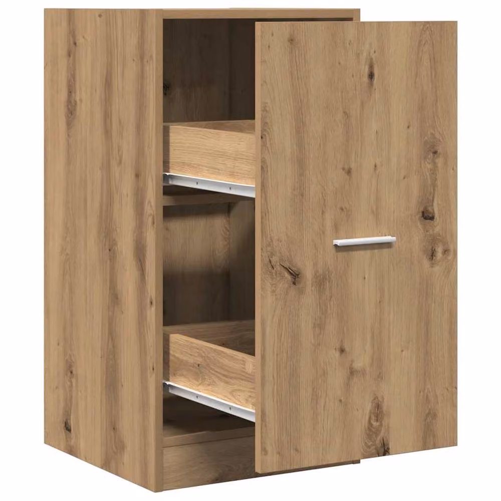Berkfield Home Elegant Apothecary Cabinet in Artisan Oak, Brown, W: 40 cm, D: 41 cm, H: 77.5 cm – 2