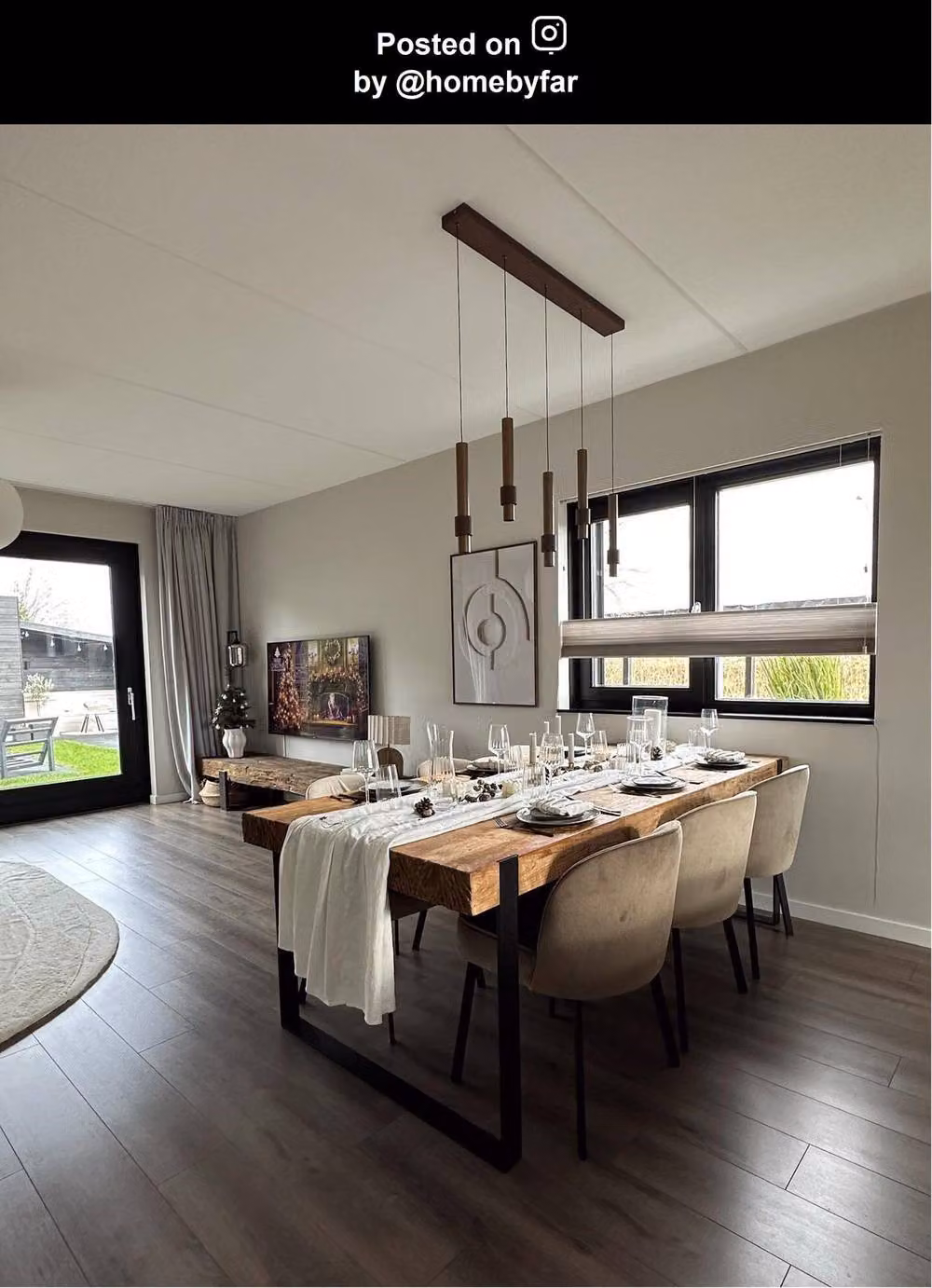 Lucide Margary Dimmable Modern LED Suspended Pendant Light in Brown – 3