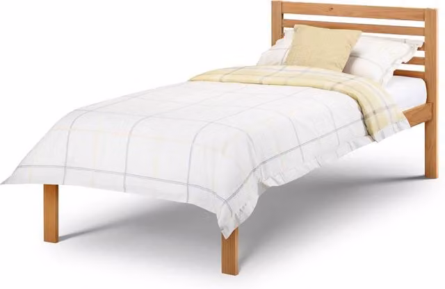 Cheshire Oasis Single Bed in Antique Pine, Brown, W/D/H: 90 x 200 cm