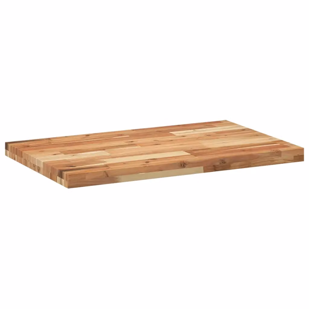 Berkfield Home Solid Wood Acacia Desk Top in Brown, W/D/H: 120 x 50 x 4 cm – 2