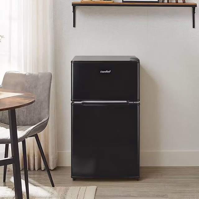 Living Star Under Counter Fridge Freezer in Black