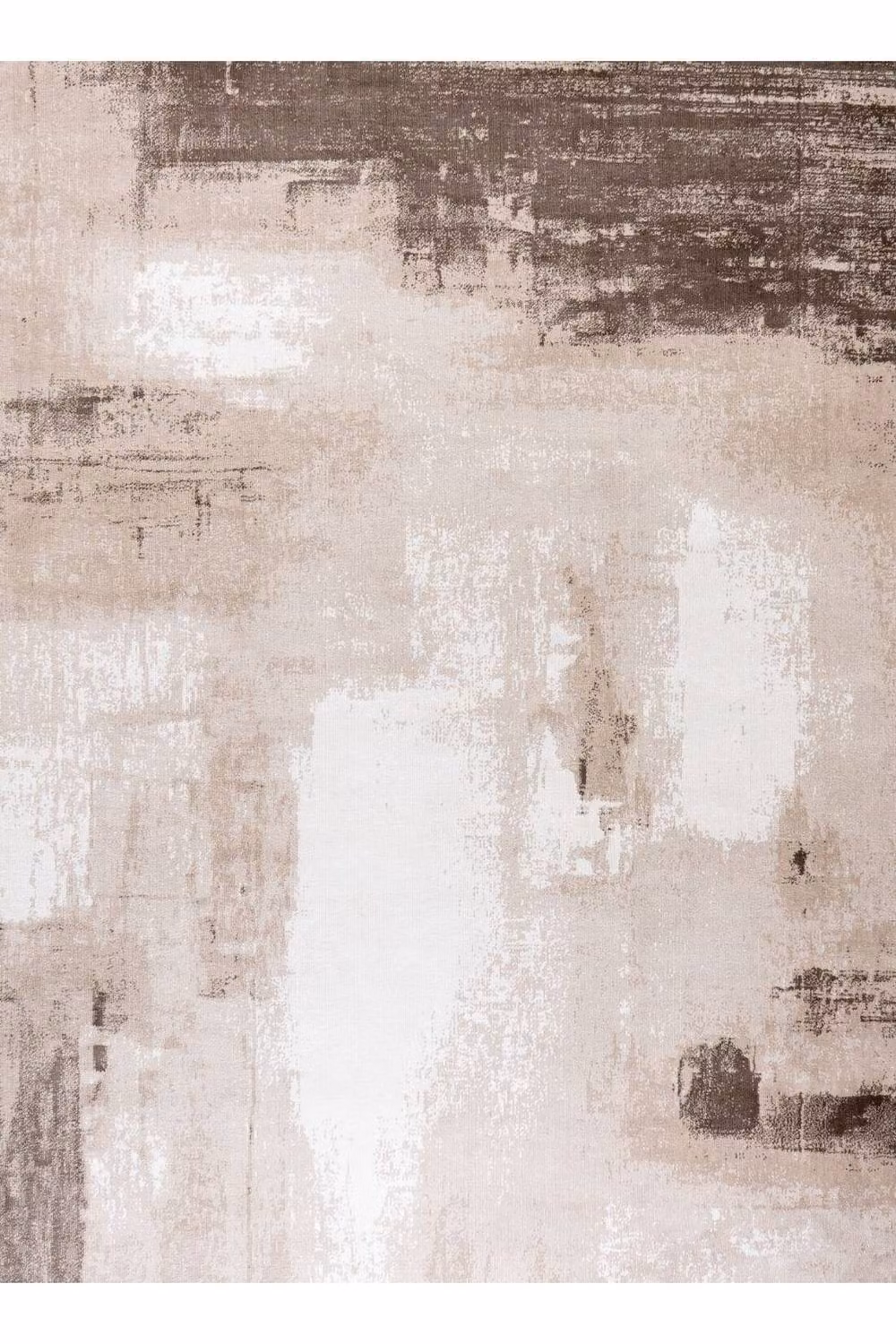 THE RUGS Elaris Stain Resistant Abstract Distressed Living Room Area Rug in Beige, W: 160 cm, L: 230 cm – 2
