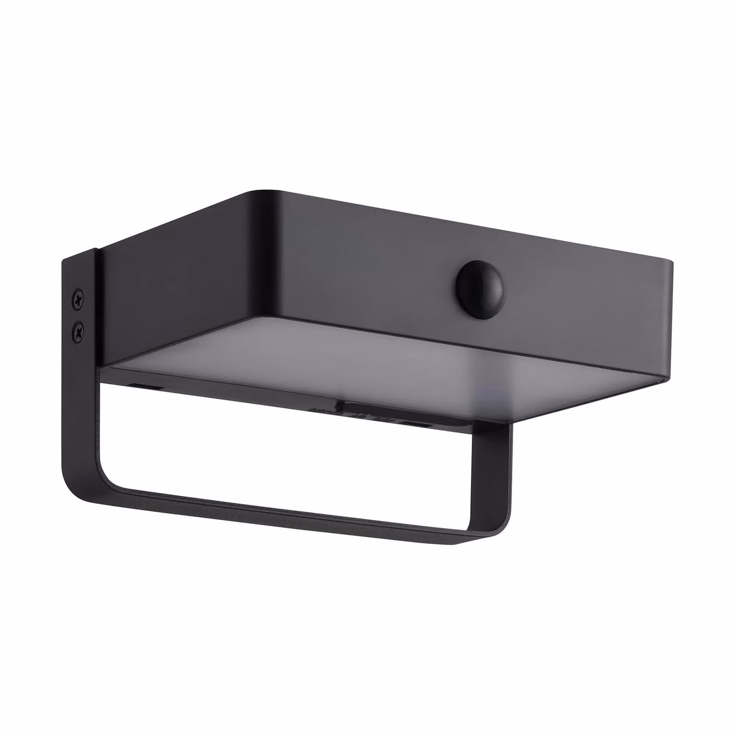 Nordlux Saulio Solar LED Outdoor Wall Light in Black Metal with Motion Sensor, IP44, 3000k Warm White – 2