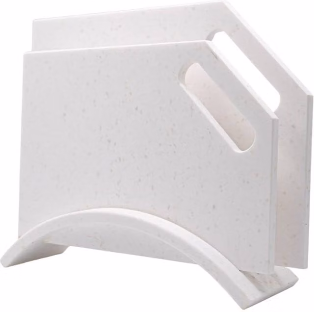 Velcorian Terrazzo Rectangular Chopping Board Set in White