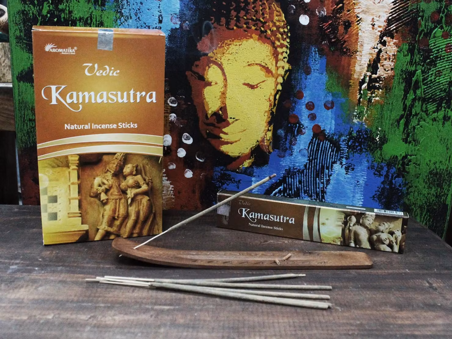 Aromatika KDMD Vedic Kamasutra Incense Sticks in Red – 2