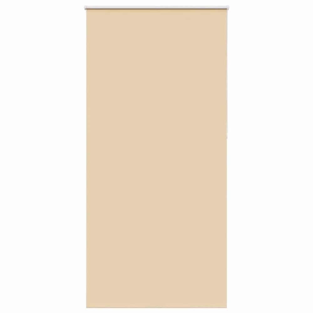 Berkfield Home Blackout Roller Blind in Beige Polyester, W: 105 cm, H: 230 cm