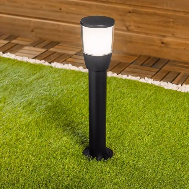 CGC TORO Black Aluminium Outdoor Post Light, Height: 50 cm