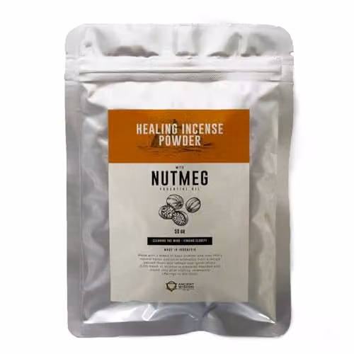 KDMD Nutmeg Aroma Healing Incense Powder, 50g, Brown