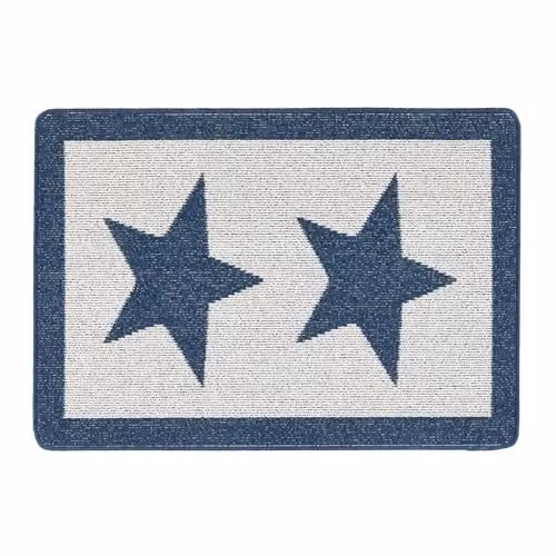 My Mat Stain Resistant Star Runner in Blue, W: 67 cm, L: 100 cm – 1
