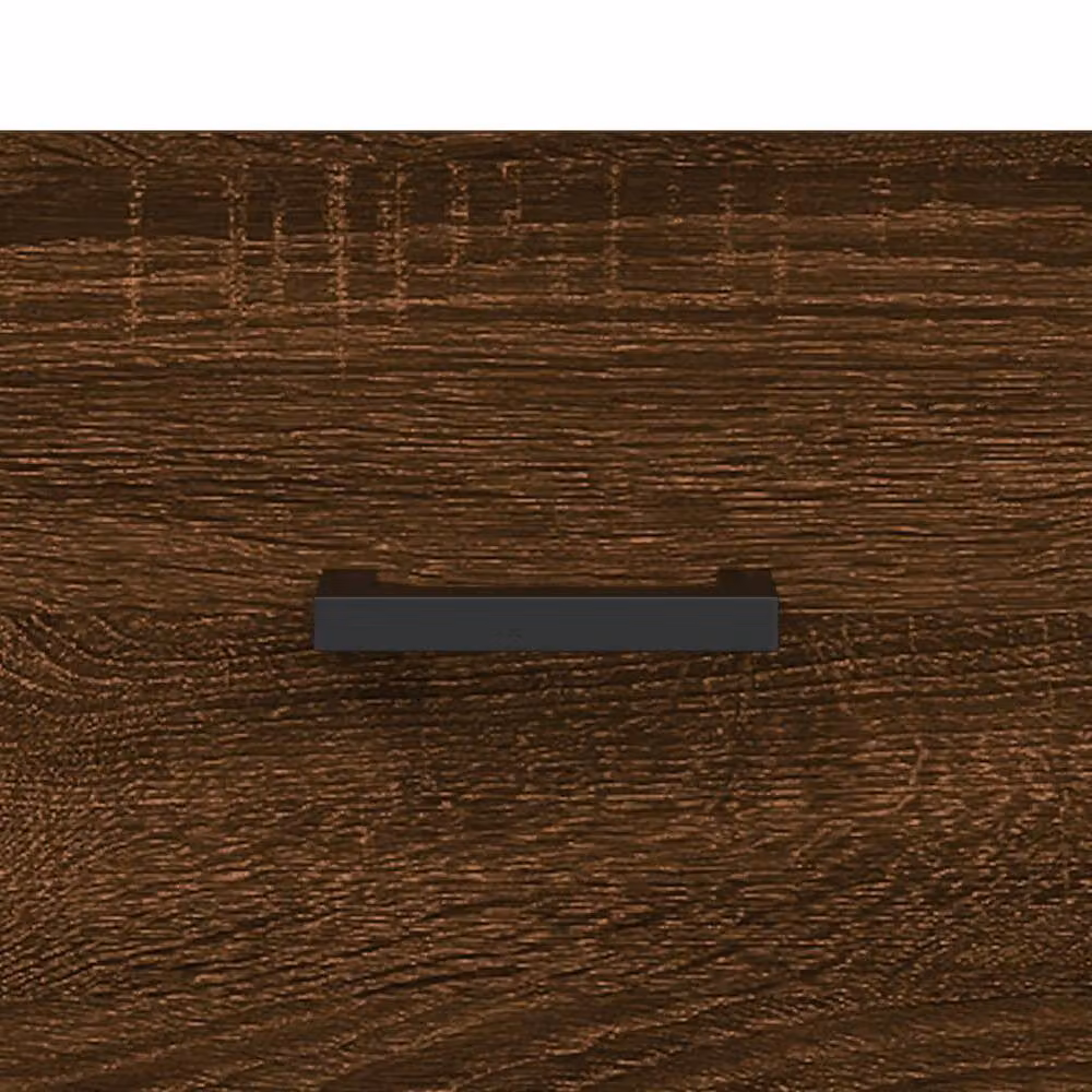 Berkfield Home Square Coffee Table in Brown Oak, W/D/H: 50 x 50 x 40 cm – 5