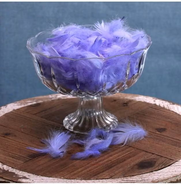 KDMD Light Purple Feathers, 15 Pack of 5g Bags