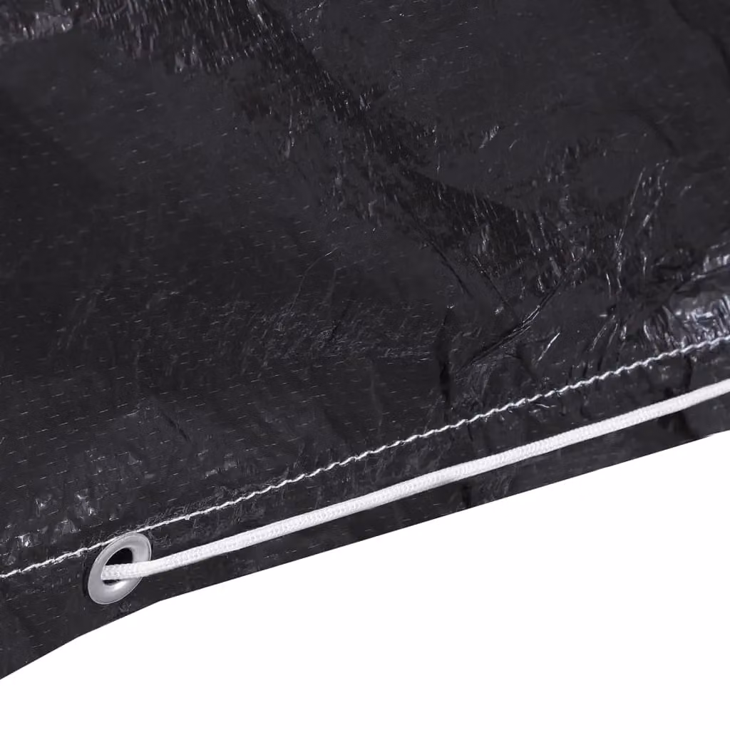 Berkfield Home Water Repellent Garden Furniture Bench Covers, 2 Pack, Black, W/D/H: 225 x 143 x 90 cm – 4