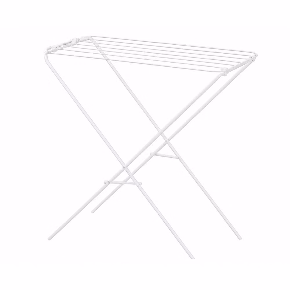 Voltico Foldable Free Standing Clothes Airer Drying Rack in White, W/D/H: 80.0 x 39.0 x 79.2 cm – 2