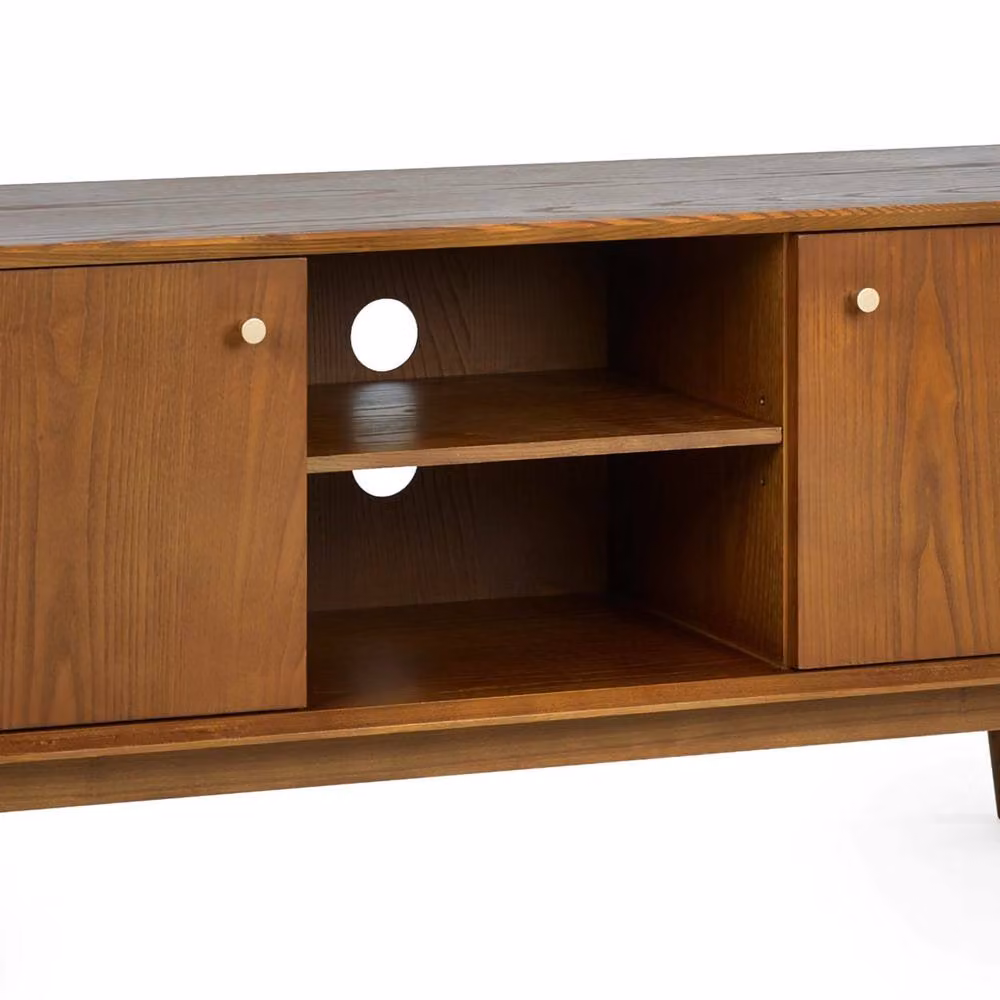 Cheshire Premium Macrae Media Unit in Brown Ash Wood – 6